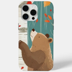 Gemütlicher Herbst-Waldbär Case-Mate iPhone Hülle