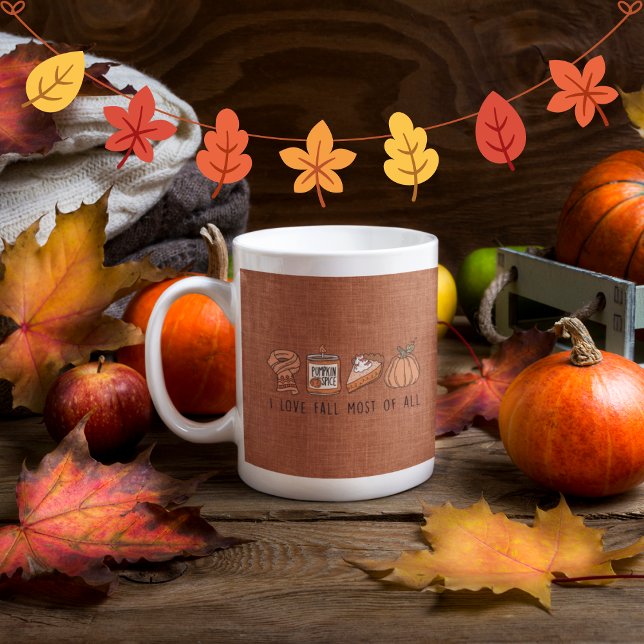 Gemütlicher Herbstfall Thema Tasse (Von Creator hochgeladen)
