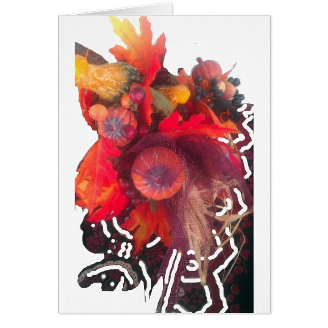 Gemütlicher Herbstgarten - Herbstdekor und Geschen (Vorne)