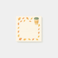 Gemütlicher Herbstkaffee - Fallende Blätter