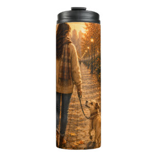 Gemütlicher Herbstspaziergang mit meiner besten Fr Thermosbecher