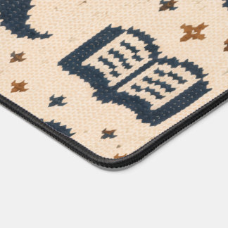 Gemütlicher Jacquard Schreibtischunterlage