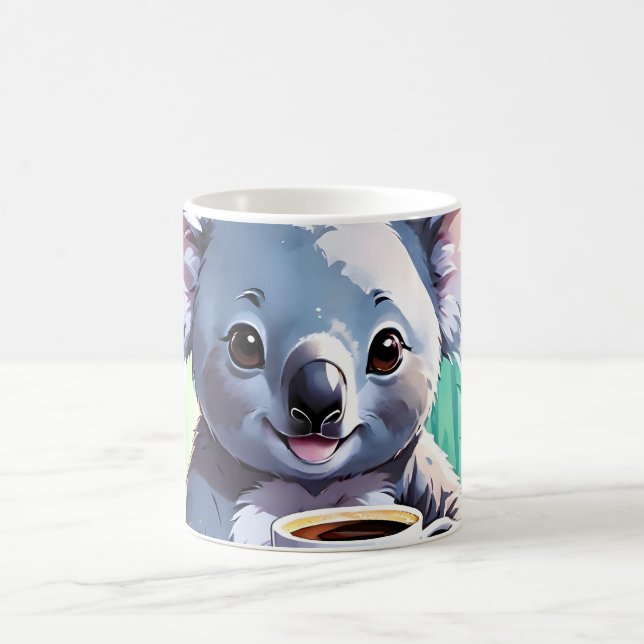 Gemütlicher Jungle Koala-Kaffee Kaffeetasse (Mittel)