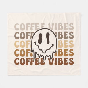 Gemütlicher Kaffee Fleecedecke