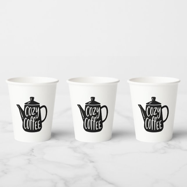 Gemütlicher Kaffeebecher Pappbecher (Multi)