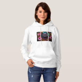 Gemütlicher Katzenstil mit Hoodie