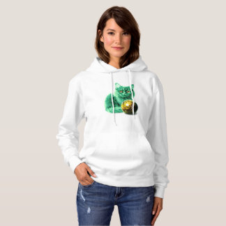 Gemütlicher Katzenstil mit Hoodie
