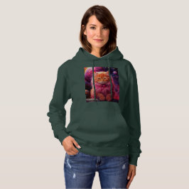 Gemütlicher Katzenstil mit Hoodie