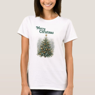 Gemütlicher Kiefern-Weihnachtsbaum  T-Shirt