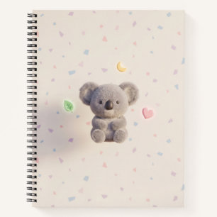 Gemütlicher Koala: Modern Pastell Notizbuch