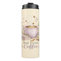 Gemütlicher Lavendel-Wasserfarbe-Kaffee