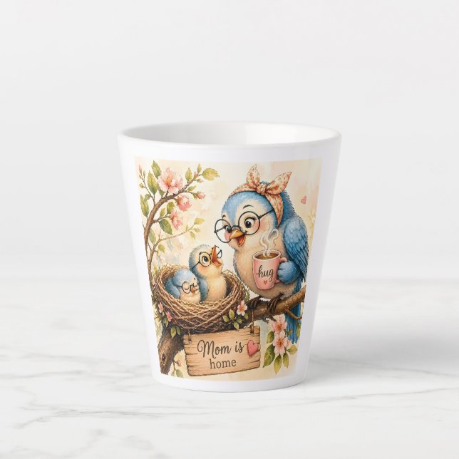 Gemütlicher Nest Becher Milchtasse (Vorderseite)