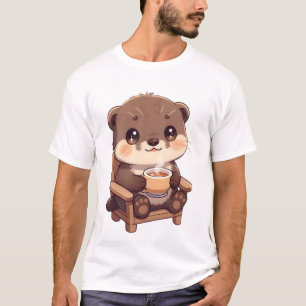 Gemütlicher Otter-Tee-Moment T-Shirt