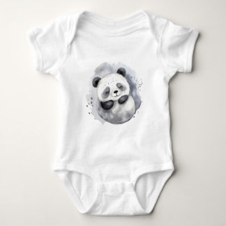 Gemütlicher Panda Baby Strampler