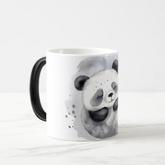 Gemütlicher Panda Verwandlungstasse