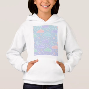 Gemütlicher Pastellwolken-Ästhetik-Hoodie Hoodie