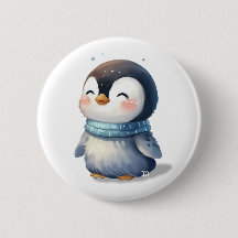 Gemütlicher Pinguin - Niedliche digitale Kunst