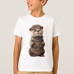 Gemütlicher Pullover Baby Otter Kinder