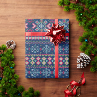Gemütlicher Pullover Geschenkpapier