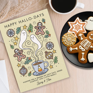 Gemütlicher Süßer Halloween Weihnachten Gruselig