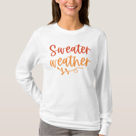 Gemütlicher Sweater Wether Herbst T - Shirt