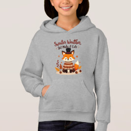 Gemütlicher und Niedlicher Fox im Herbst Sweater - Hoodie