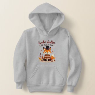 Gemütlicher und Niedlicher Fox im Herbst Sweater - Hoodie
