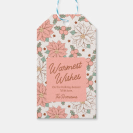 Gemütlicher Urlaub in Rosa Boho Geschenkanhänger