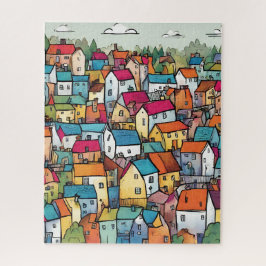 Gemütlicher Village-Charme Puzzle