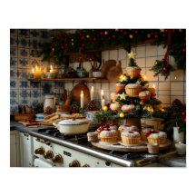 Gemütlicher Weihnachts-Cupcake-Baum-Küchenkunst