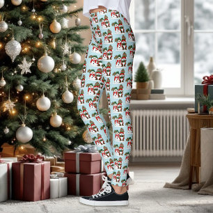 Gemütlicher Weihnachts-Gnom Schneemann Winterurlau Leggings