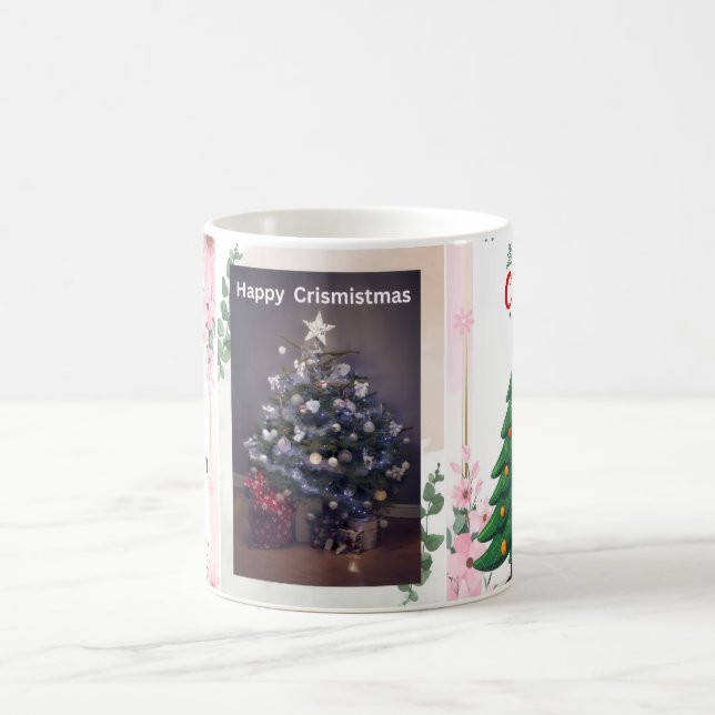 Gemütlicher Weihnachtsbaum-Kaffeebecher | Festlich Kaffeetasse (Mittel)
