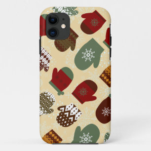 Gemütlicher Weihnachtsfeiertags-Winter-Handschuhe Case-Mate iPhone Hülle