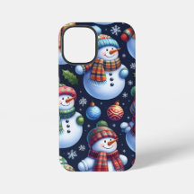 Gemütlicher Weihnachtsmann aus Schnee