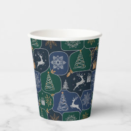 Gemütlicher Weihnachtszauber Pappbecher