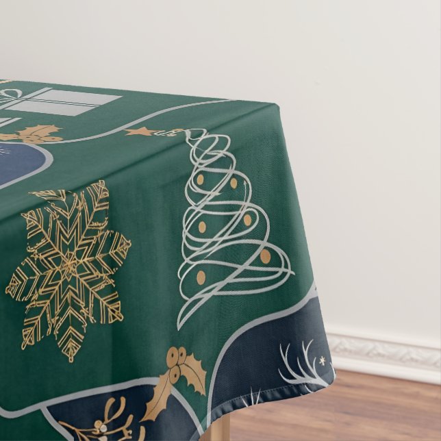 Gemütlicher Weihnachtszauber Tischdecke (Beispiel)
