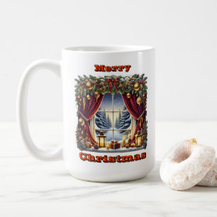 Gemütlicher Winter Wonderland View Kaffeetasse