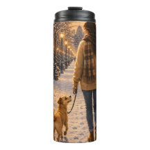 Gemütlicher Winterabendspaziergang mit meiner best