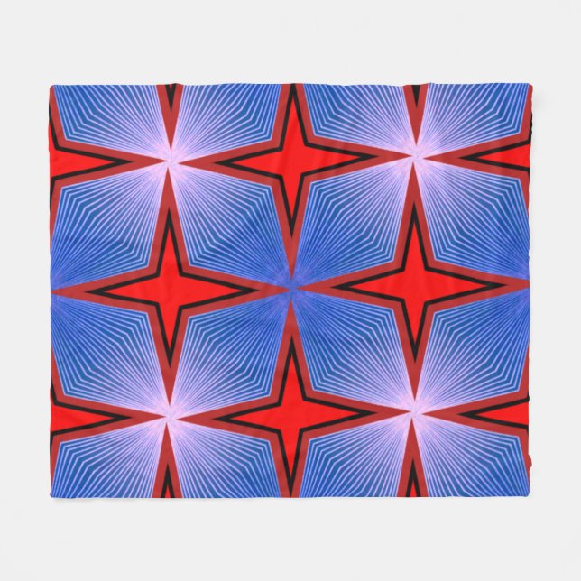 Gemütliches 3D Fleece Blanket farbenfroh digitales (Vorderseite (Horizontal))
