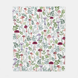 Gemütliches Aquarellmuster Fleecedecke