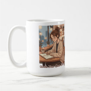 Gemütliches Ästhetik Schreibe Dein Eigenes Geschic Kaffeetasse
