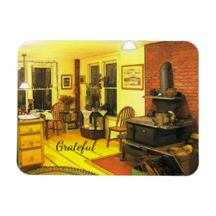 Gemütliches Bauernhaus Dankbarkeit Magnet