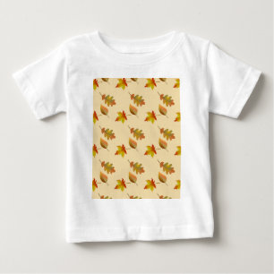 Gemütliches Blätter aus Herbstapel Blätter aus Eic Baby T-shirt