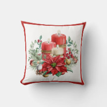 Gemütliches Candlelight Kissen