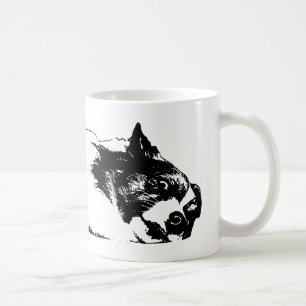 Gemütliches Corgi-Seitenaugen, Herzliche Ruhe Kaffeetasse
