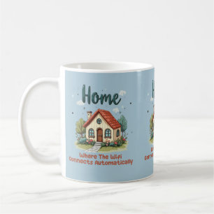 Gemütliches Cottage Core Zuhause Whimsical House A Kaffeetasse