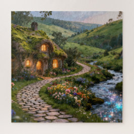 Gemütliches Cottage-Garten-Puzzle Puzzle