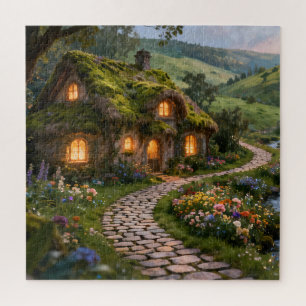 Gemütliches Cottage-Pfad-Puzzle Puzzle