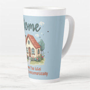 Gemütliches Cottagecore-Heim Whimsical-Haus-Kunst Milchtasse