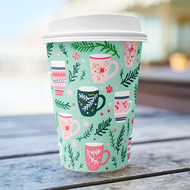 Gemütliches Cups Holiday Paper Cup Set Pappbecher (Von Creator hochgeladen)